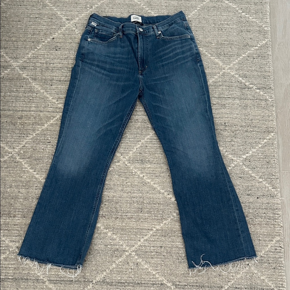 Citizens Of Humanity Dark Blue Flare Jeans
